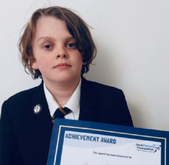 Hugo McCool Receives Jack Petchey Award