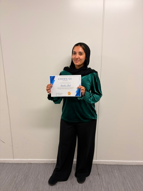 Ms Shah - Staff Leader Award